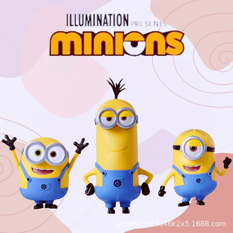 Minion Bobblehead Figure Official Despicable Me Collectible Beijing Universal Studio Souvenir Toy Gift Set