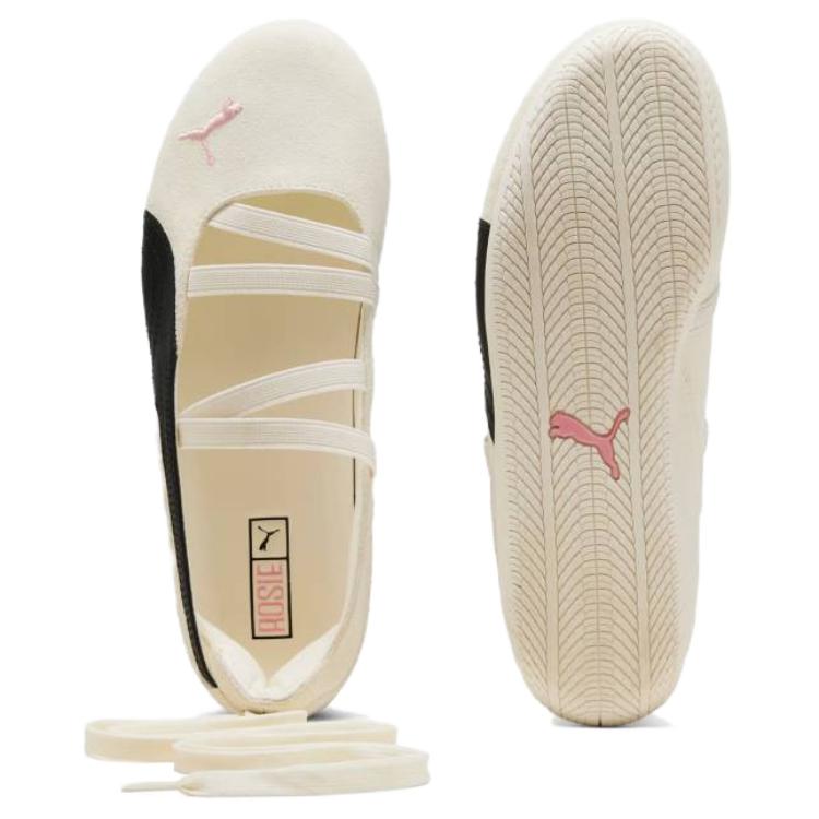 Puma Speedcat Ballet SD x Rose Женские Теплый Белый Черный Морозно-Розовый 404395-01