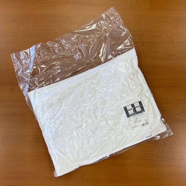 Kawashima Selkon Textiles (КАВАШИМА СЕЛКОН ТЕКСТИЛЬ) Нюдовая подушка, 45x25 см, LT1510, Сделано в Японии, Спрессованная, Белая