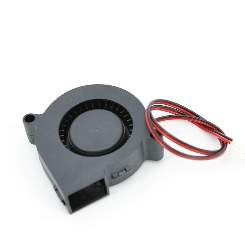 DC 12V 2Pin 5015 50x50x15мм турбо вентилятор двойной гидравлический подшипник бесщеточный охлаждающий турбинный кулер для 3D-принтера xh2.54