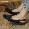 Каблуки женские 2024 женские босоножки с открытым носком женские атласные кожаные босоножки милые летние туфли женские босоножки мюли