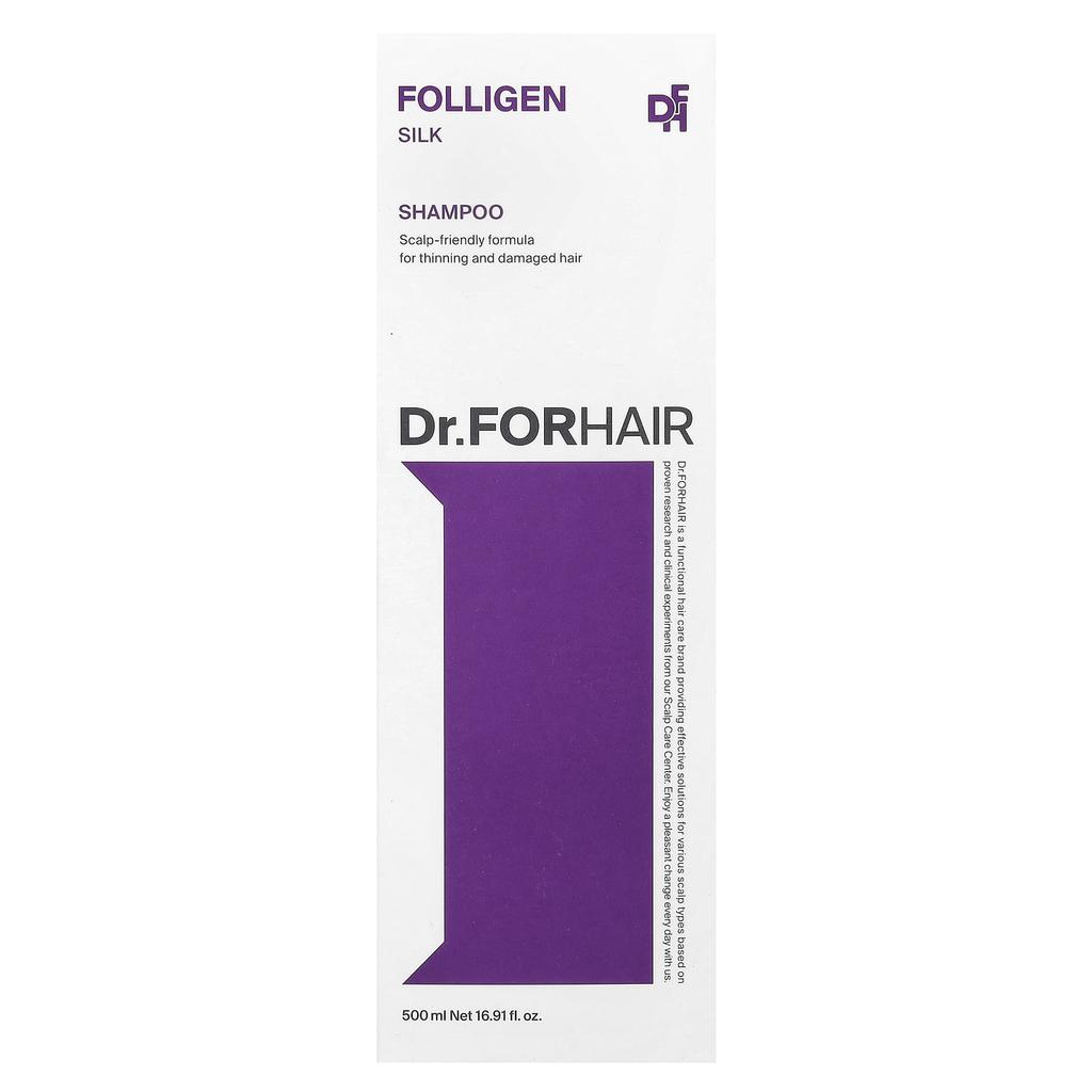 DR.FORHAIR Шампунь Polygen, Шелк, 500 мл (16,91 жидких унций)