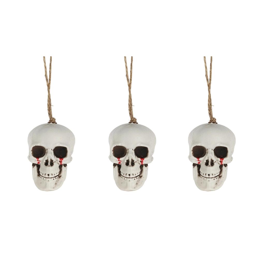 3/510pcs/set Halloween Horror Bleeding Head Pendant Hanging Halloween Christmas Tree Fireplace Balcony Table Decoration