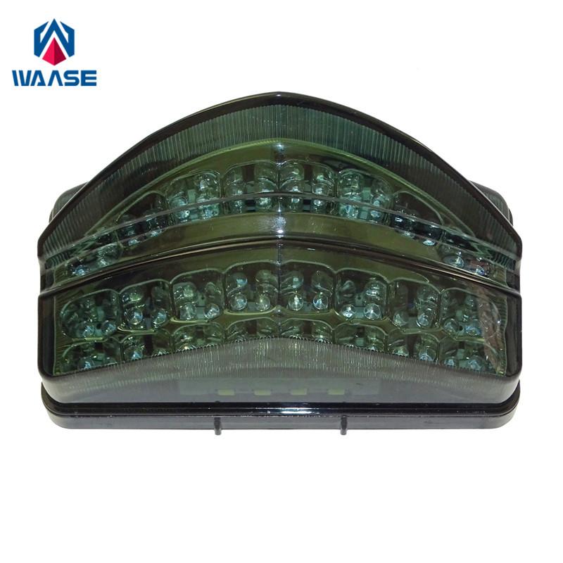 Waase Для Honda CBR600F4i CBR 600 F4i 2001 2002 2003 Хромированный Задний Фонарь Стоп-Сигнал Поворотники Интегрированный Светодиодный Свет