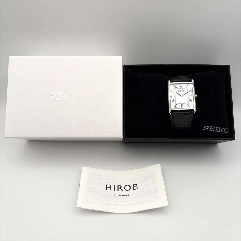[USED] SEIKO X HIROB Roman Quartz Watch with Box, Unisex