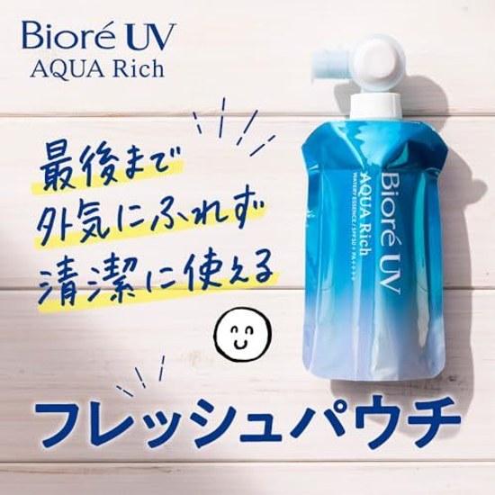 Biore UV Aquarich Водянистая эссенция Свежий пакетик 120 г Солнцезащитный крем SPF50