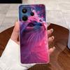 Back Cover For Redmi Note 14 5G Case Transparent Silicone Aesthetic Luxury Fashion Cute Cat Casing Shockproof Bumper 24094RAD4G