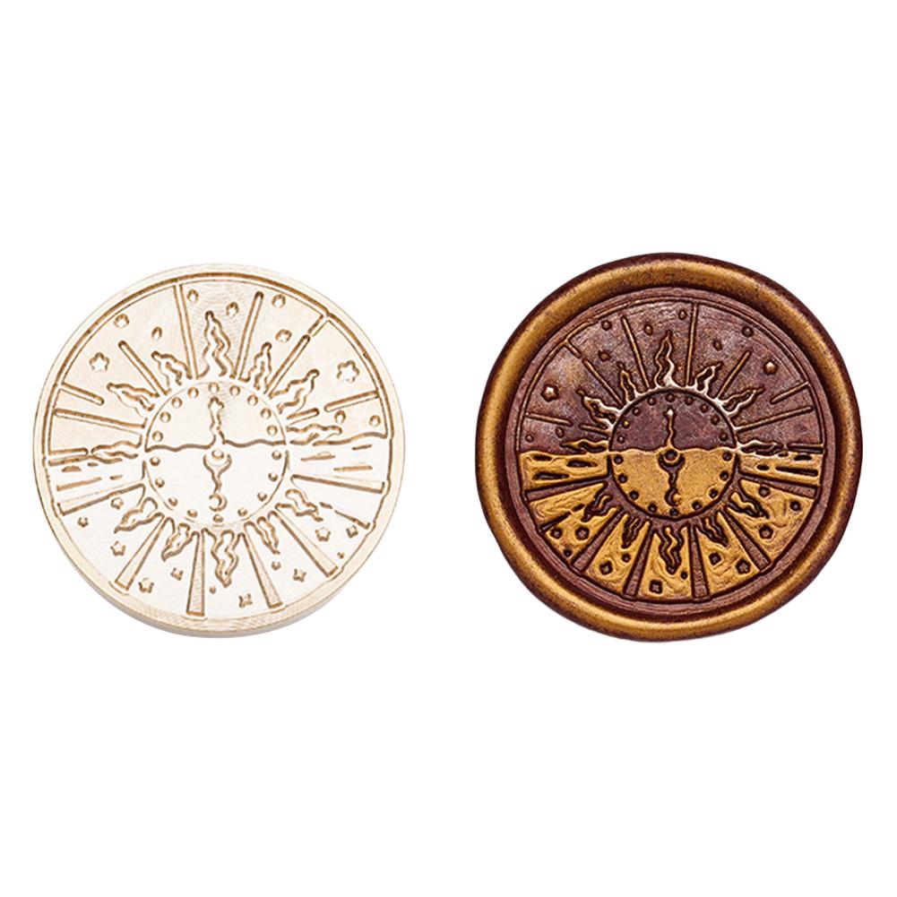 Печать временной серии, медная головка, сделай сам, ручная учетная запись, эмалированная восковая головка для свадебной открытки