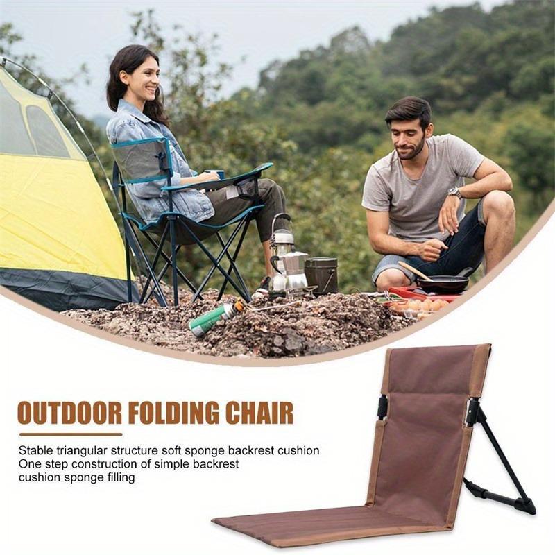 Leisure Relaxing Portable Foldable Backrest Cushion Beach Fishing Seat Travel Hiking Picnic Chaise Garden Tools