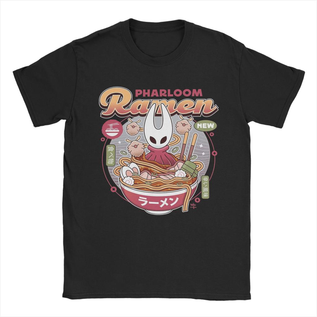 Hollow Knights Silksongs TShirts Unisex Vintage Cotton Tee Shirt Round Neck Short Sleeve T Shirt Gift Tops