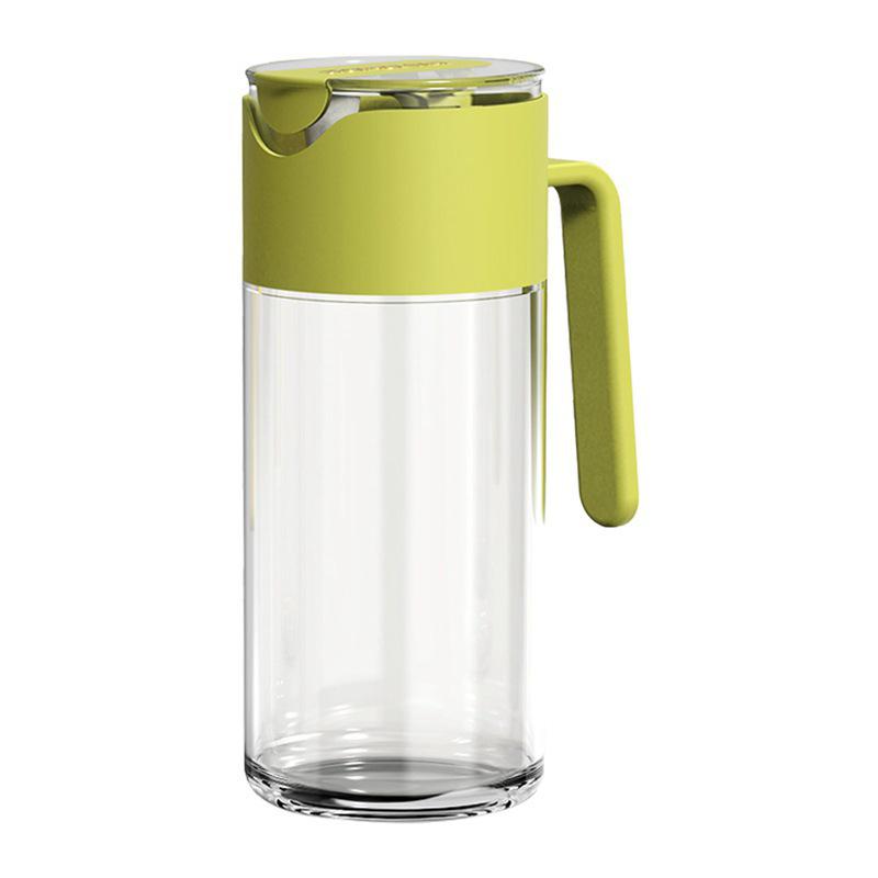 Легкий простой масленка с ручкой – Разборная, Легко моющаяся, Автоматическая Открывающаяся/Закрывающаяся кухонная бутылка для соуса