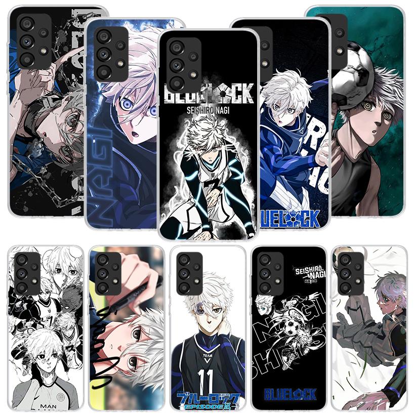 Blue Lock Nagi Seishiro Phone Case for Samsung Galaxy A52 A51 A50S A12 A22 A32 A72 A10S A30S A31 A71 Note 20 Ultra 10 Plus S10 G