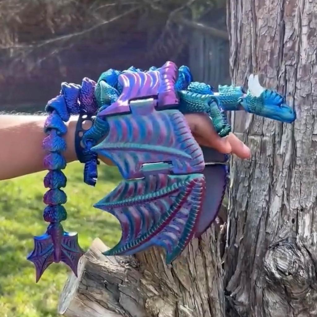 Border  Dragon Finger Puppet Finger Puppet Dragon Joint Movable Toy Model