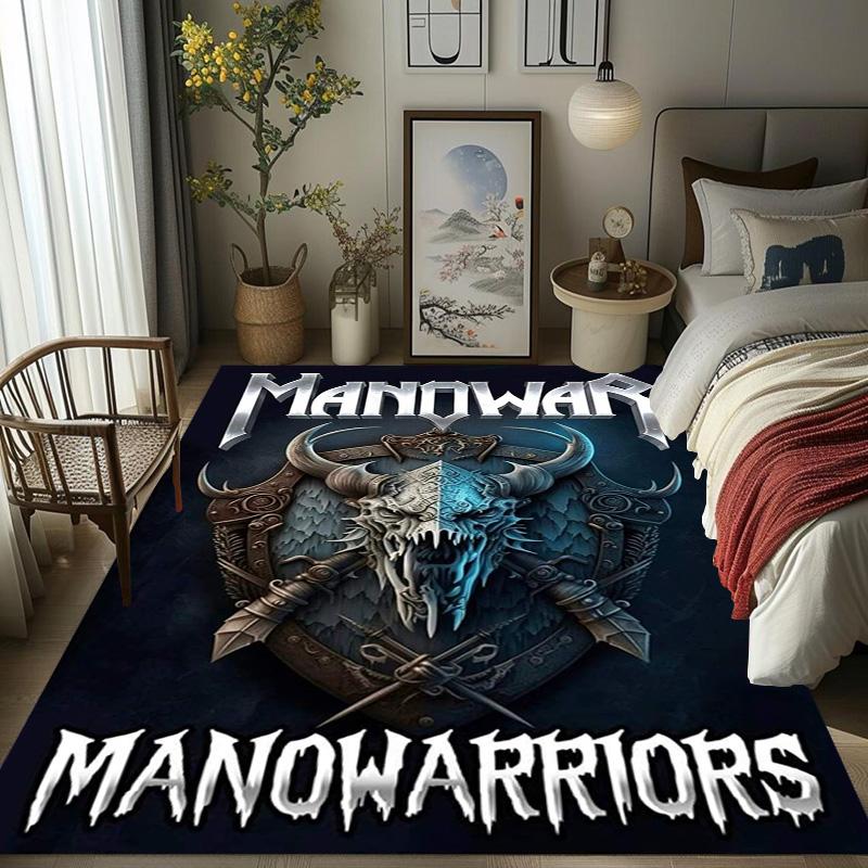 Manowar: Power Glory carpet Suitable for all seasons Home Decor Room Art Doormat