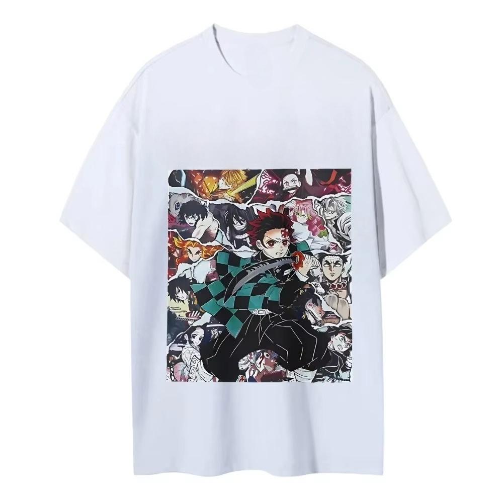 Demon Slayer Japanese Anime Classic Characters Sports Casual Short-sleeved Comfortable Popular Top Autumn and Winter Innerwear