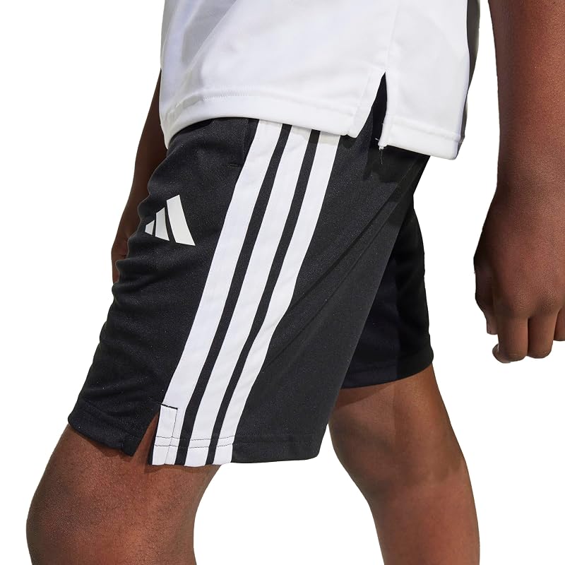 Шорты Adidas Kids TR-ES с 3 полосками, Унисекс, KQH03 Черный/Белый (JJ1038) Размер 120