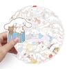 50 мультяшных наклеек с граффити Cinnamoroll для планшетов, холодильников и автомобилей