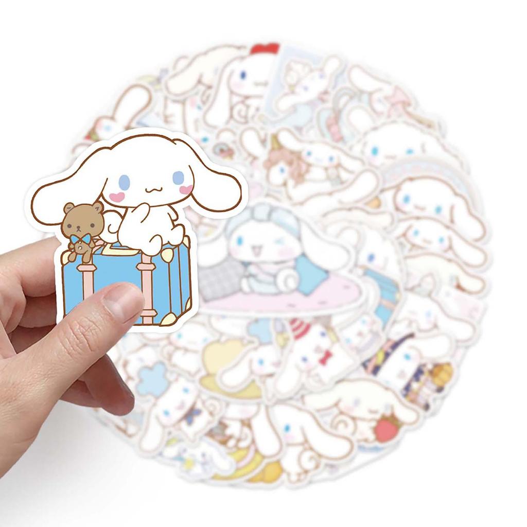 50 мультяшных наклеек с граффити Cinnamoroll для планшетов, холодильников и автомобилей