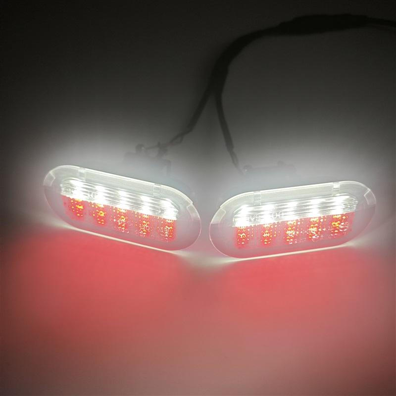 AAAJD1 LED Courtesy Door lamp Welcome Footwell Light for VW Golf MK4 Beetle Cabrio Jetta Bora Polo Sharan Vento Touran Skoda Octavia