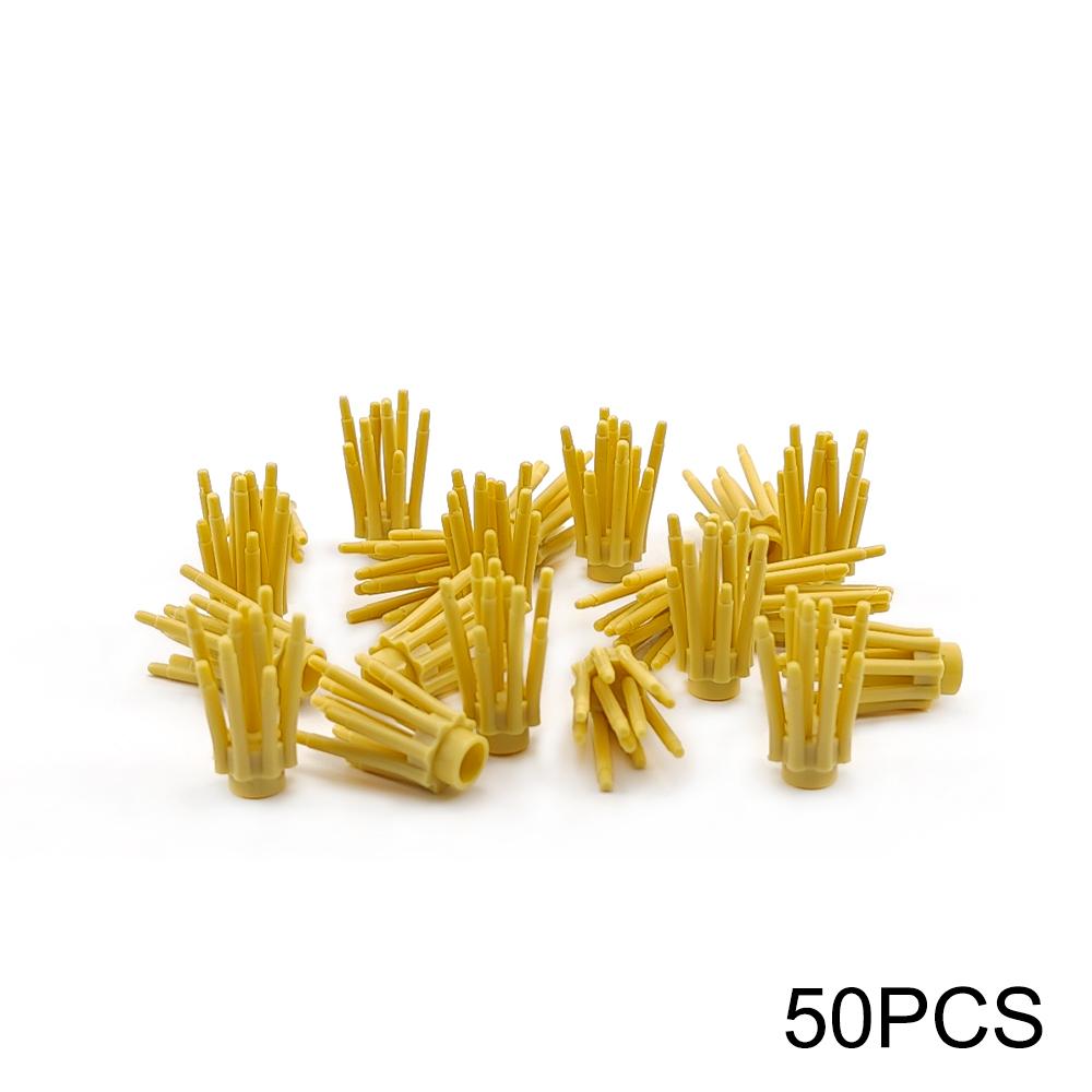 MOC Городской сад Конструктор Дерево Игрушка Сделай сам Сборка Сосна Кокосовая пальма Вид улицы Лес Растение Ствол Листья Трава Аксессуары