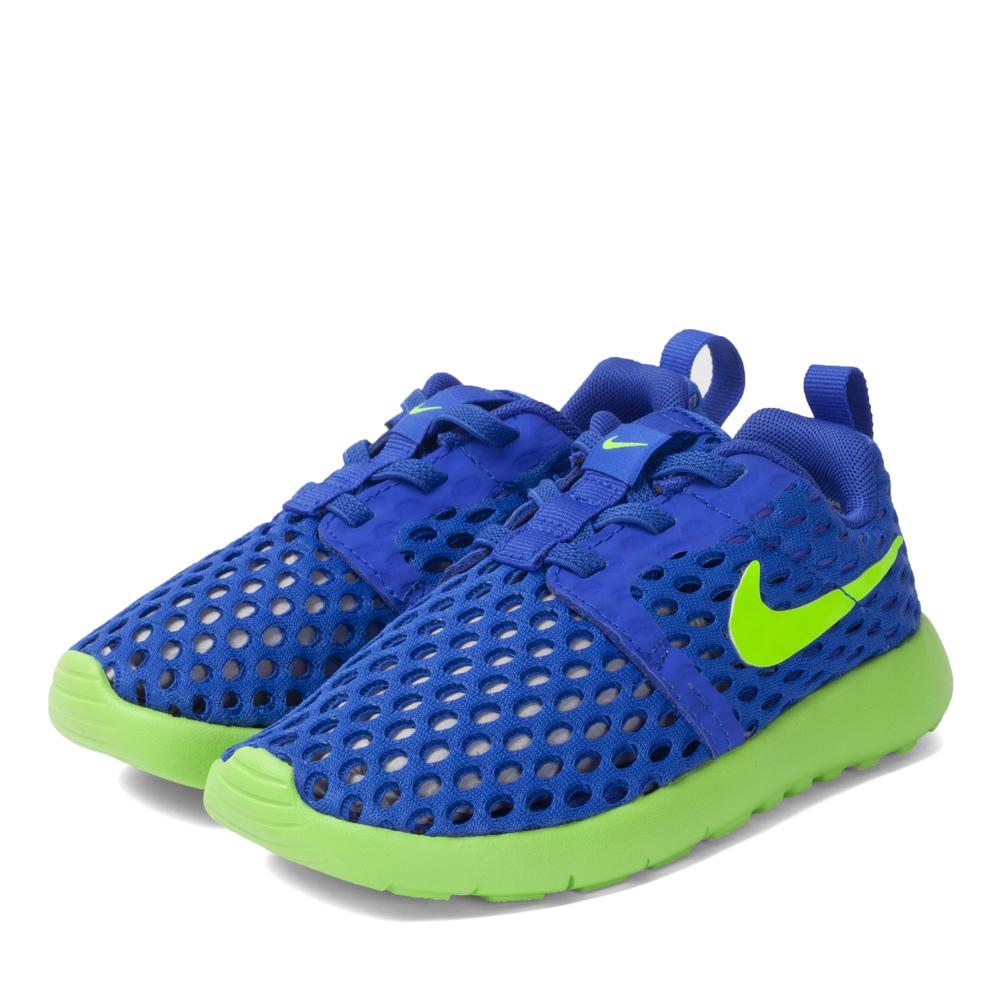 Nike Roshe One Flight Weight Удобные Мягкие Низкие Кроссовки для Ходьбы Детская Обувь Синие 819691-404