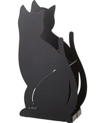 Стойка для зонтов Yamazaki, Дизайн с кошкой, Черный, 2359
