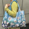 Eco-Friendly Foldable Large Capacity Shoulder Shopping Bag for Women