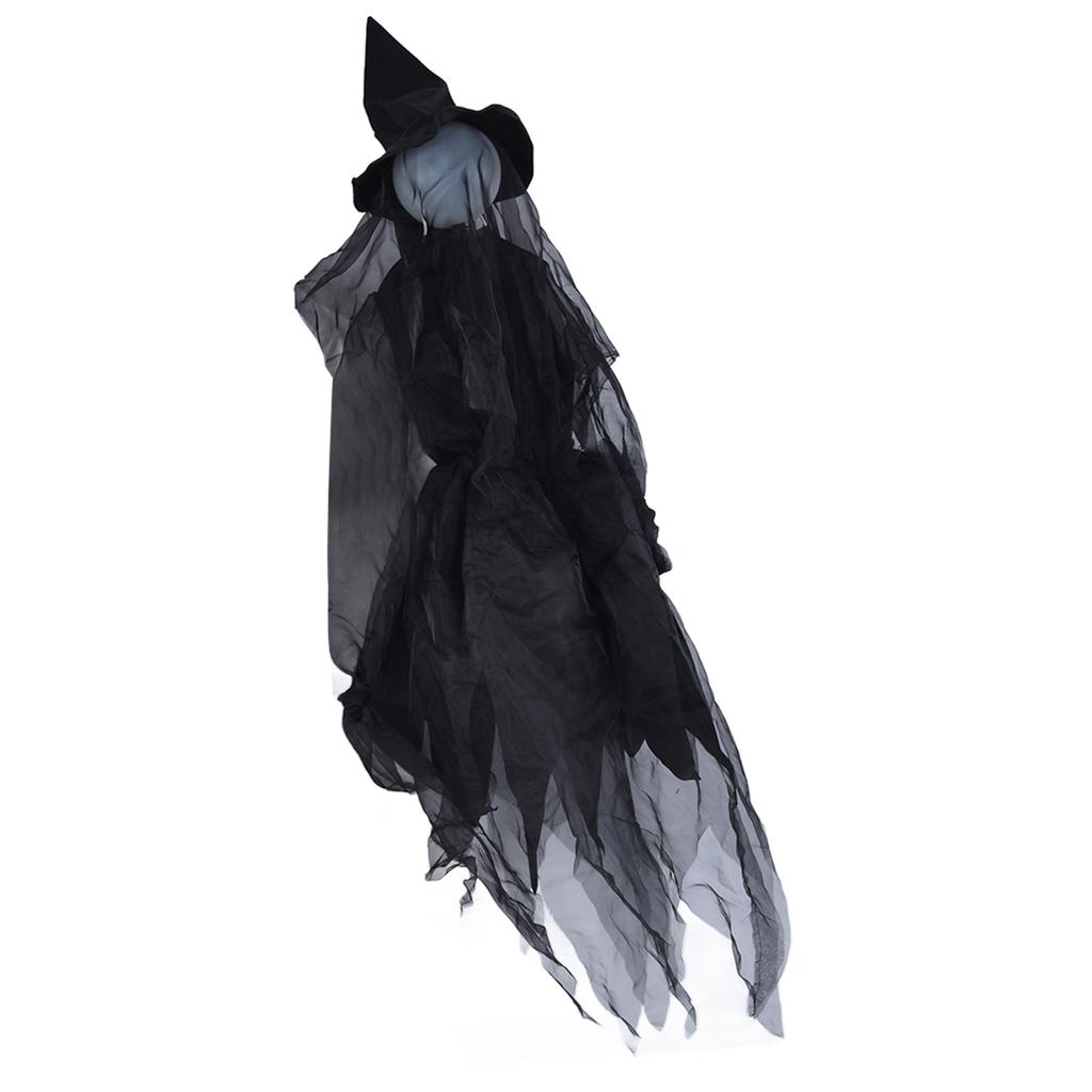 Halloween Witch Decorative Light LED Simulation Sound Lawn Light for Gardening Yard