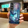 Чехол S25 Ultra Фантастический Сад Бабочек Матовый Жесткий Чехол Для Samsung Galaxy S25 Edge S24 Ultra S23 S22 Plus S21 FE Capa Funda