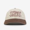 BALLOON FRIENDS MESSY ADVENTURE Unfound Life Two-Tone Washed Ball Cap Brown