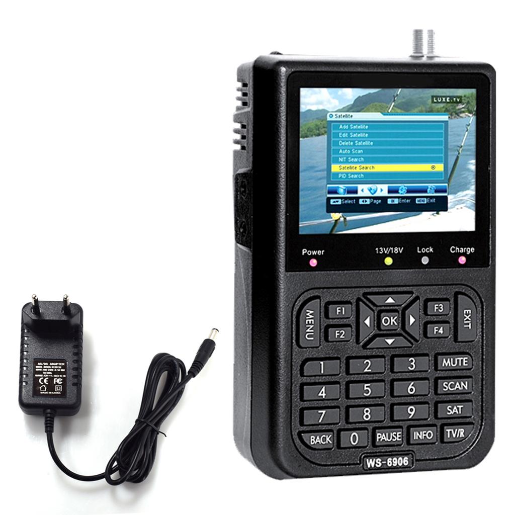 WS6906 3,5-дюймовый ЖК-дисплей Цифровой измеритель уровня сигнала