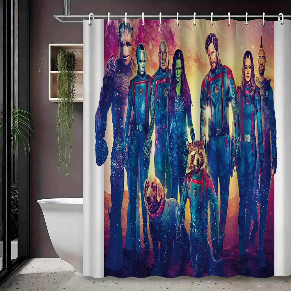 Водонепроницаемая шторка для душа Spider-Man Multiverse Collage для декора в стиле супергероев