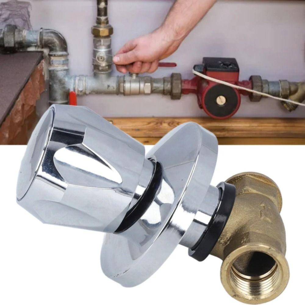 Латунный материал Скрытый переключающий клапан Быстрооткрывающаяся конструкция Угловой клапан Душевой клапан Домашняя сантехника