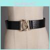 Fashionable Womens Faux Leather Wide Belt With Crocodile Pattern For Office And Casual Wear