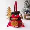 Decorations For Kids Snowman Xmas Drawstring Bags Candy Bags Christmas Gift Bag Wrapping Pouch
