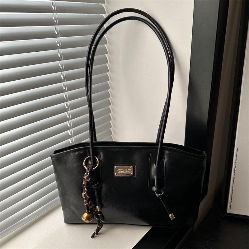 Модная высококачественная сумка-тоут из искусственной кожи для повседневного использования с двойными плечевыми ремнями