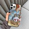 Японский стиль Чехол для телефона с лисой Для iPhone 17 Air 16 16e 15 13 14 Pro Max 11 12 Plus 2022 MAX Защитная крышка coque