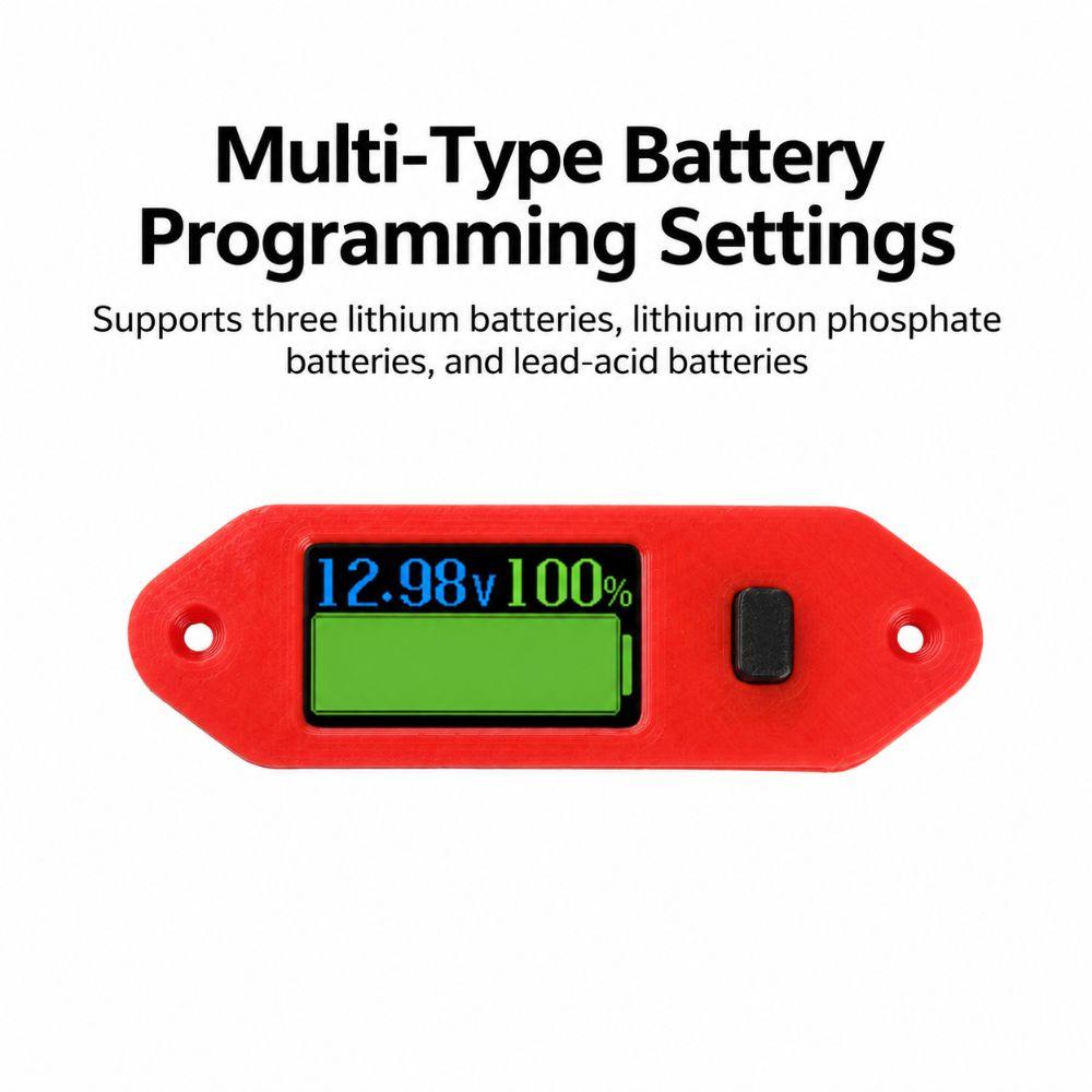 Programmable Battery Capacity Monitor LCD Display Voltage Meter New Battery Tester for RC Models