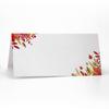 10pcs Blank Flower Table Seating Cards Folded Paper Tented Name Cards  Wedding Anniversary