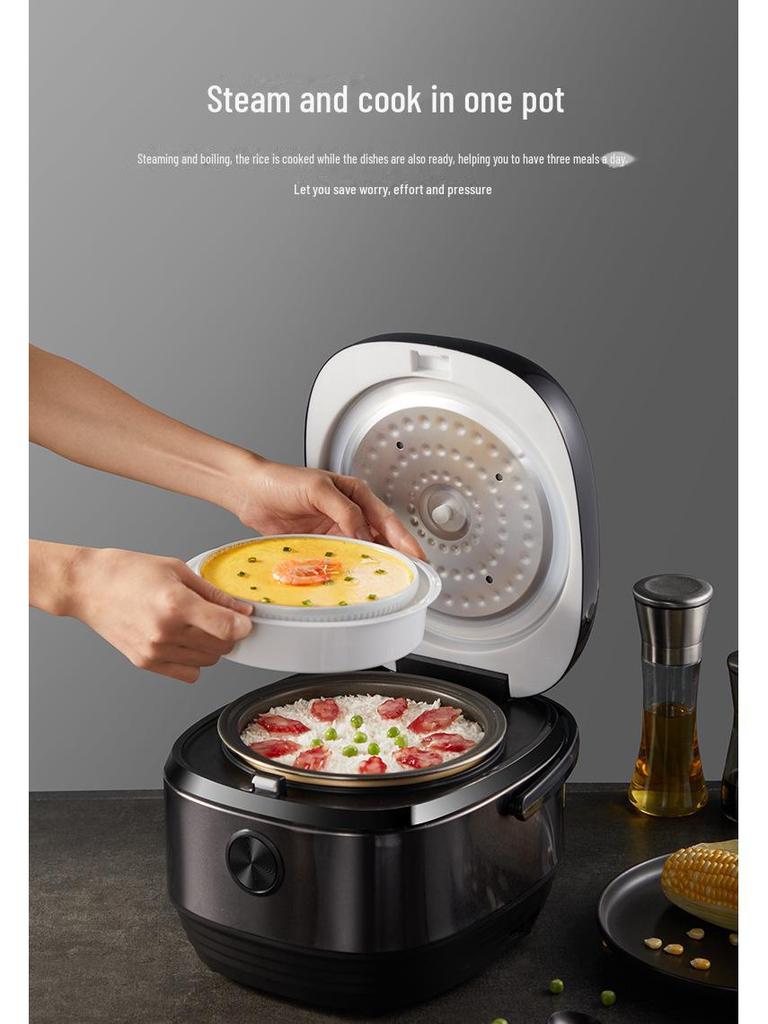 Умная многофункциональная рисоварка большой вместимости с антипригарным покрытием для домашнего использования