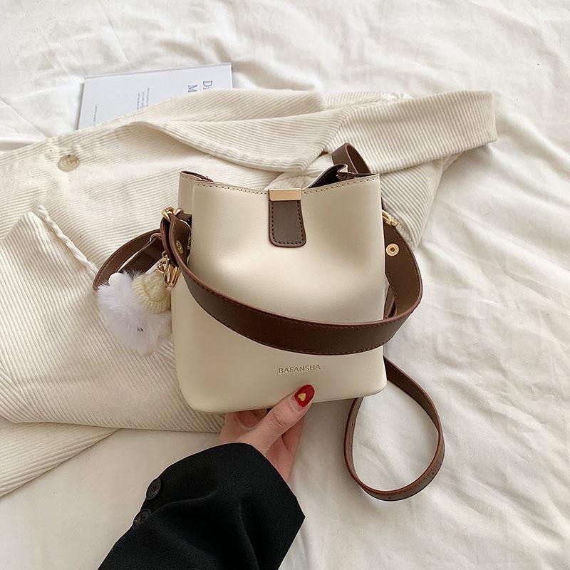 IELGY Spring Summer Retro Commuter Portable Bucket Bag