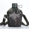 Miao Ang Outdoor Portable Aluminum Flat Water Bottle with Strap