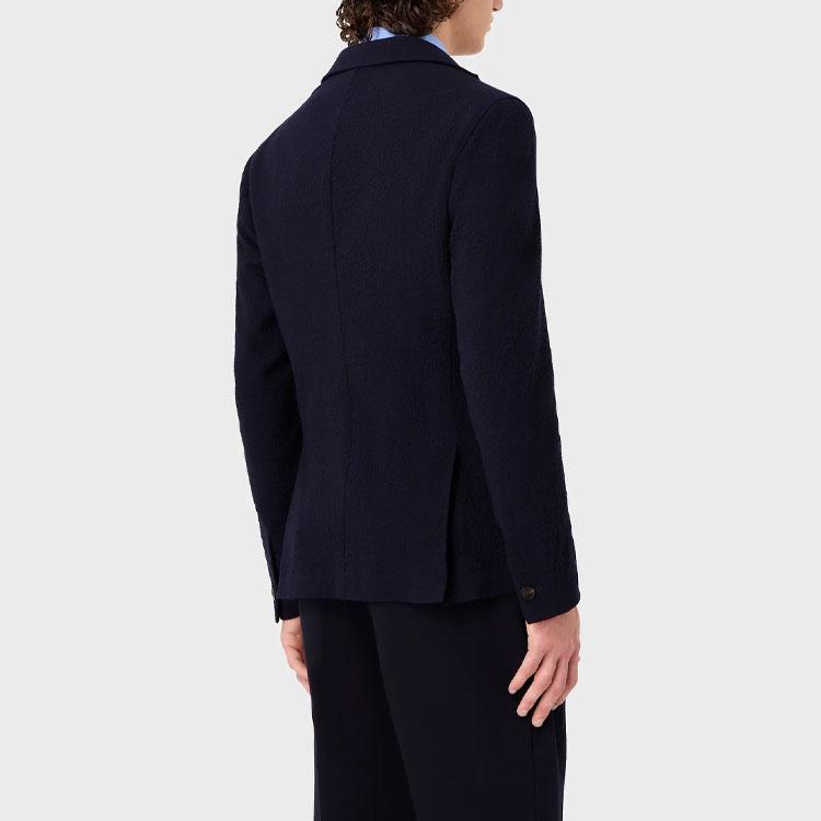EMPORIO ARMANI Business Suit Coat Men's Blue H41G43-E1407-1920