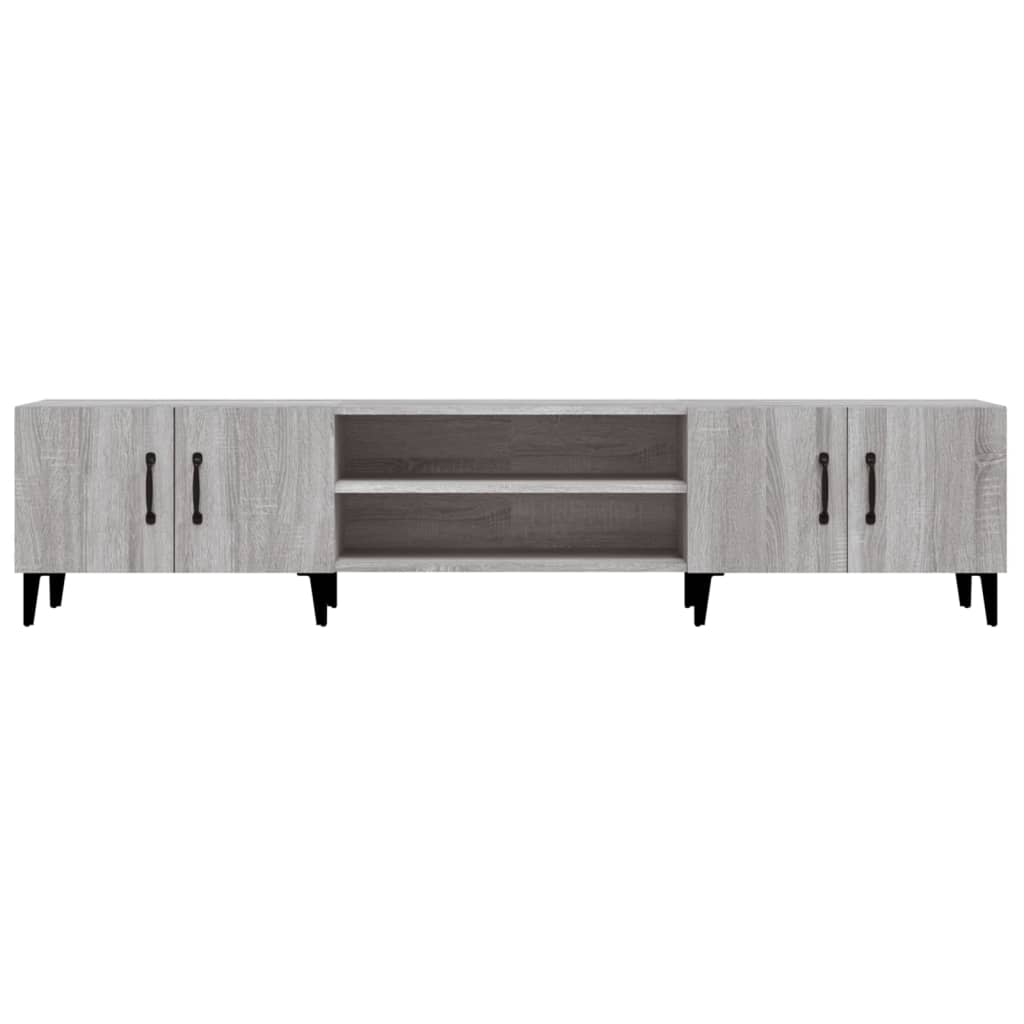 vidaXL TV-Schrank Grau Sonoma 180x31,5x40 cm Holzwerkstoff