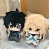 Game Honkai: Star Rail 10cm Sparkle Plush Doll Firefly Bailu Dan Heng Nunu with Printed Pattern Keychain Pendant Gift