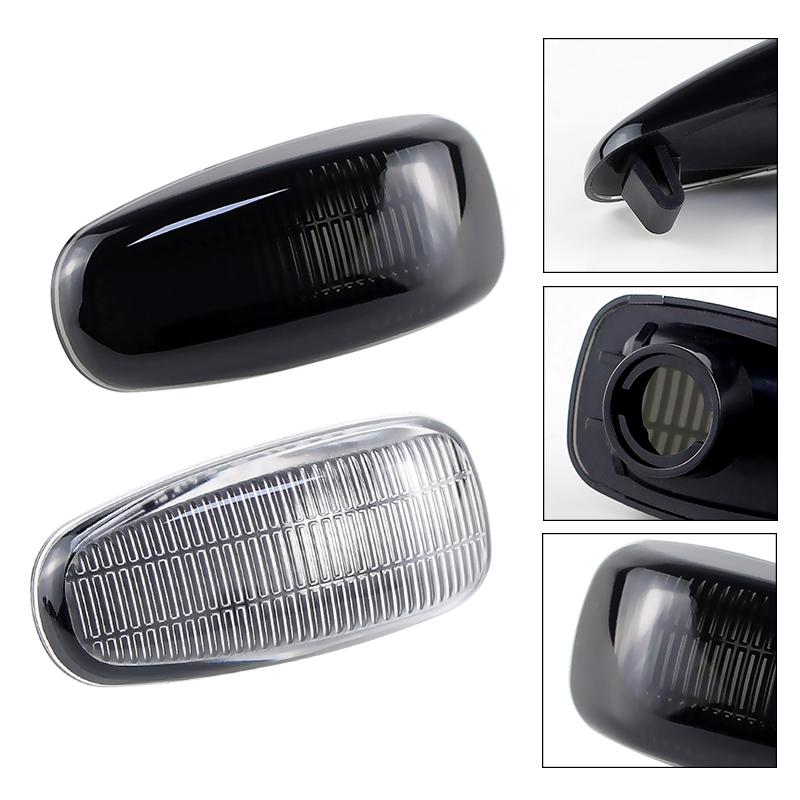 2x Side Marker Light Turn Signal Lamp Cover without Bulb 2108200921 for Mercedes-Benz Vaneo W414 2002-2005 W638 96-03 W210 S210