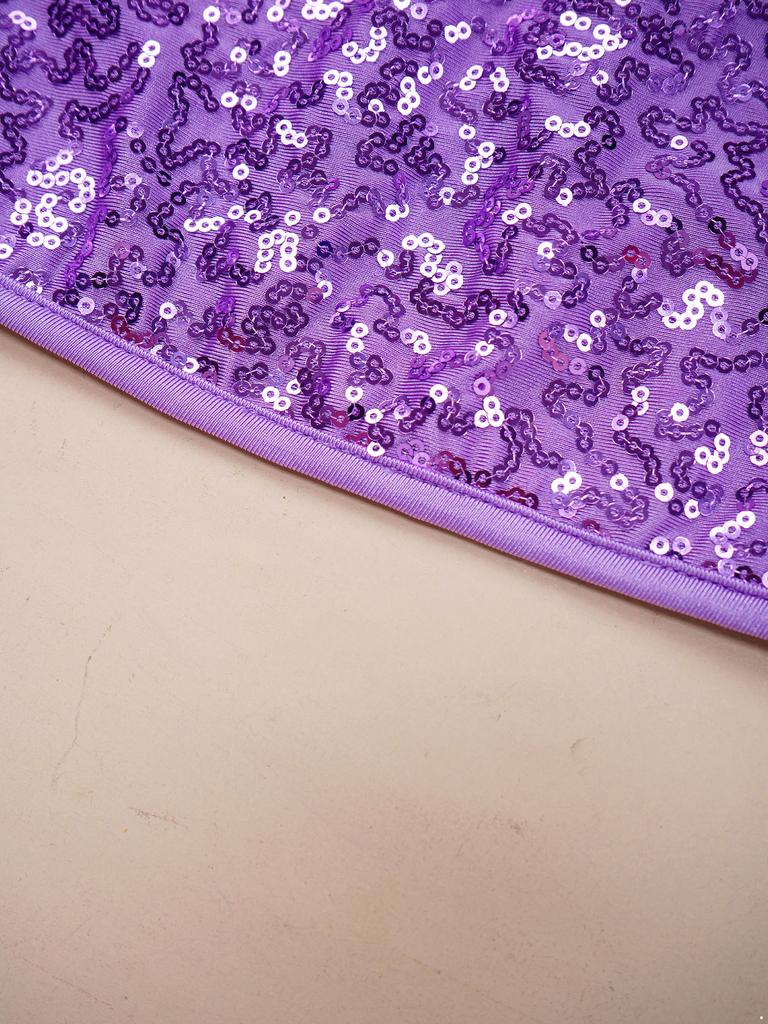 Костюм для танцевальной гимнастики, детский укороченный топ с длинными рукавами и блестящими пайетками для девочек, с открытой спиной