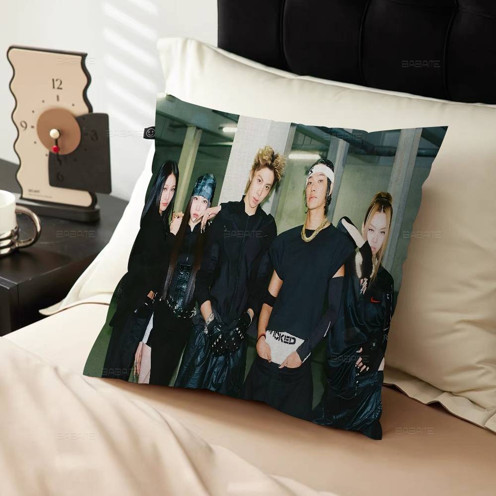 Kpop Style Allday Project Pillowcase Toon Gift Cushion Cover Bedroom Home Sofa Chair Seat Decor Pillow Case