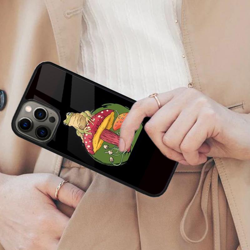 Cottagecore Frog Aesthetic Magnetic Phone Case For APPLE iPhone 17 Air 16 14 13 12 Pro Max 15 Plus Wireless Charge MagSafe Cover