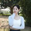 Sun Protection Ice Arm Sleeves Air-conditioned Shirt Open Cover Arm Cover Raglan Sleeve  Summer
